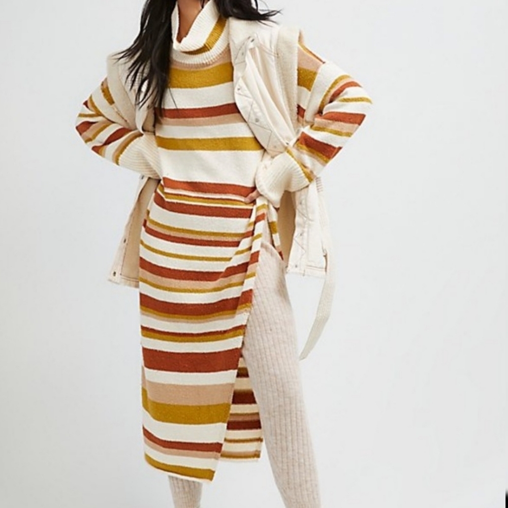 Free People × Beach Toe in The Sand Sweater Dress